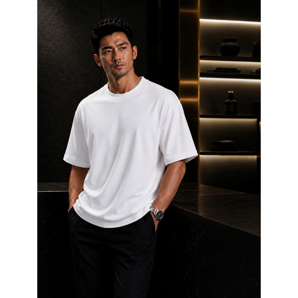Kaos oversize pria Airism premium T-SHIRT oversized