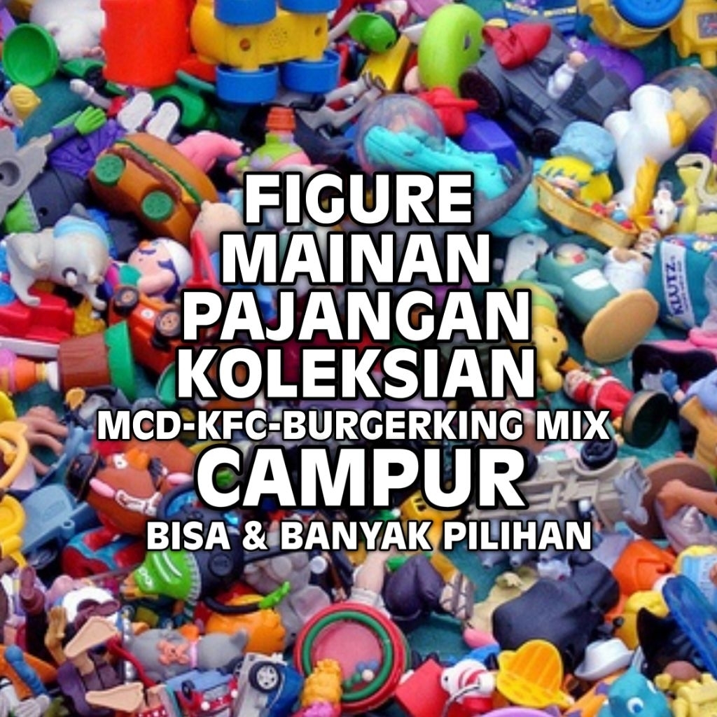 Figure Mainan McD, KFC, burgerking dll mix-6
