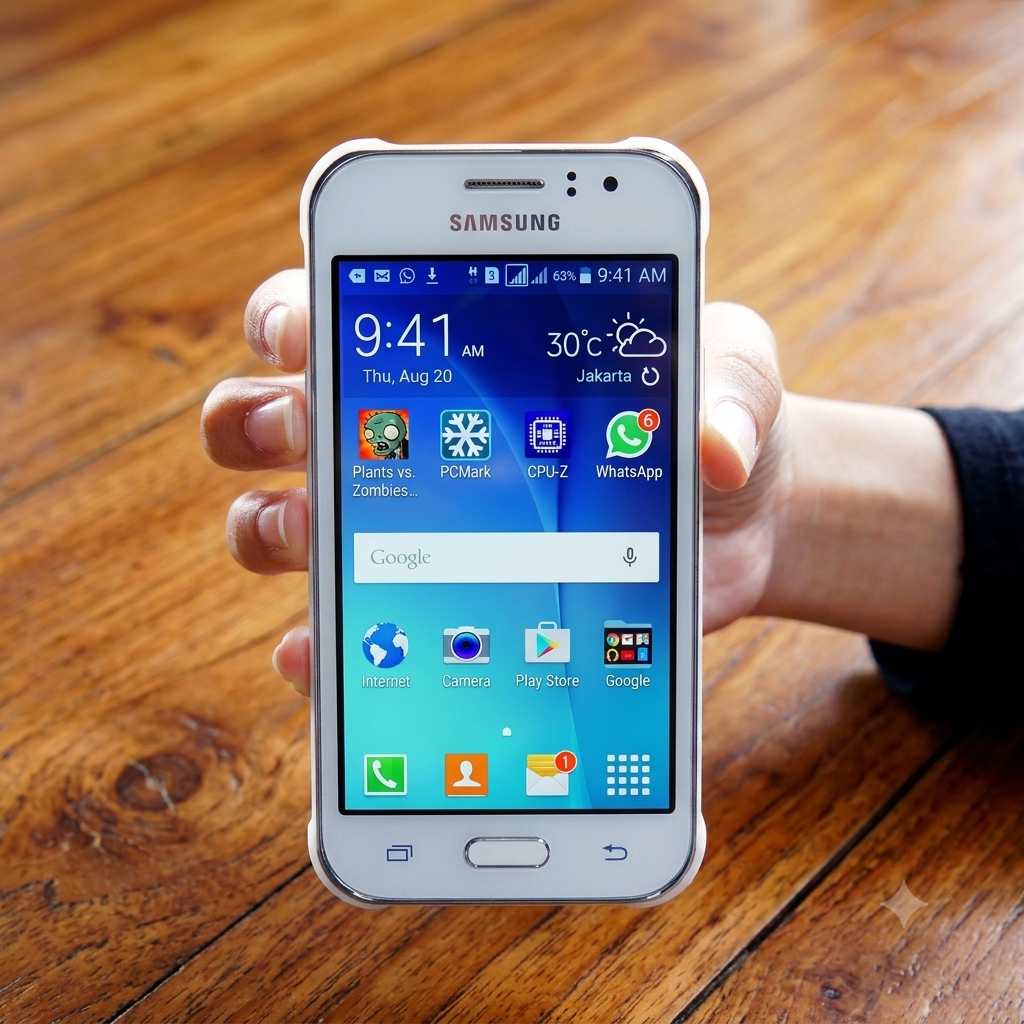 HP MURAH HP 100 RIBUAN SAMSUNG J1 ACE 4G LTE KONDISI MULUS SECOND SIAP PAKAI - HP BERKUALITAS