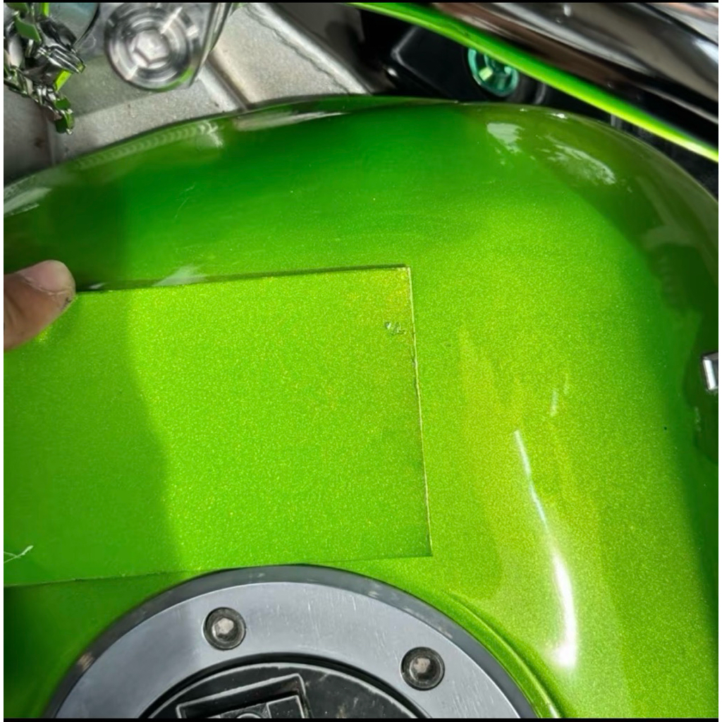 Cat Pu Lime Green Kawasaki Ninja Cat Hijau Metalik Ninja RR 500ml