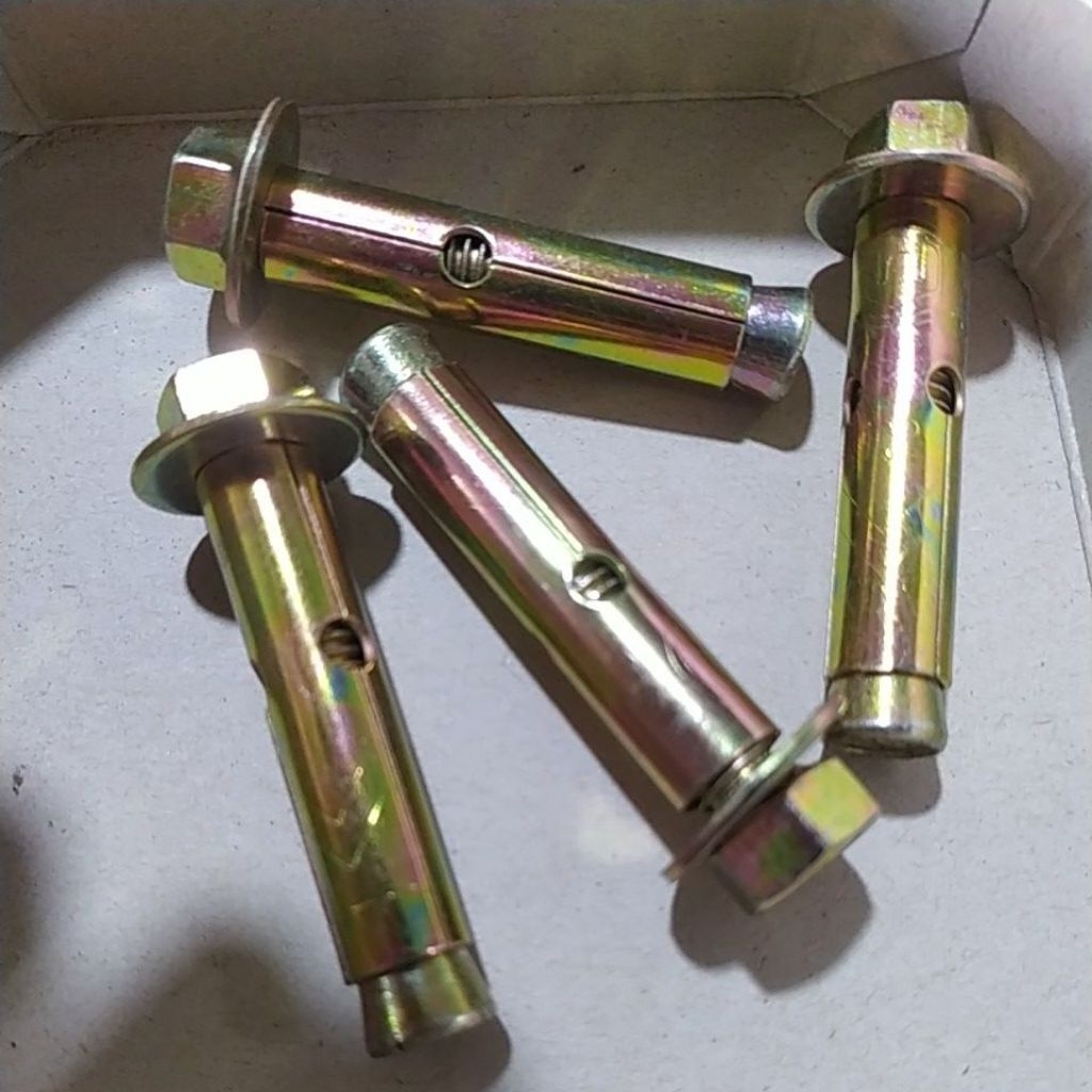 Dinabolt 12x60 Wowo / Dinabolt 12mm panjang 6cm kunci 14 / Baut tanam