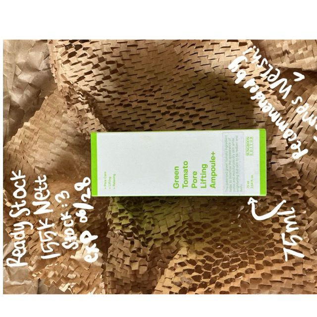 sungboon editor green tomato pore lifting ampoule+