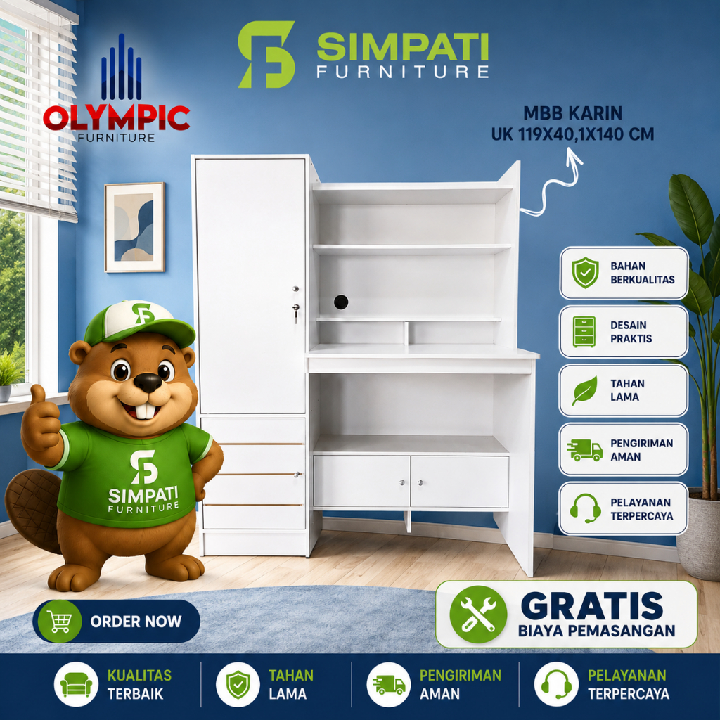 Meja Belajar Olympic MBB Karin