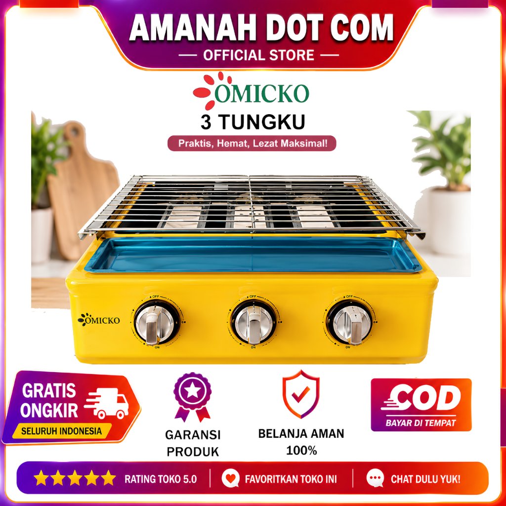 baru PANGGANGAN SOSIS 3 TUNGKU OMICKO