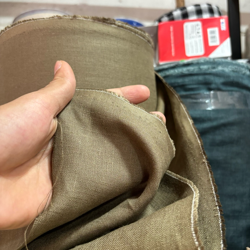 bahan pure linen || pure linen || linen garment