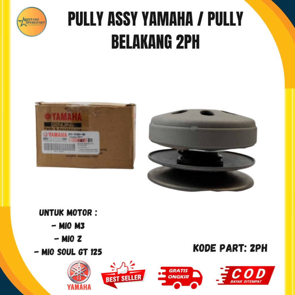 Pully Assy MIO GT125 Yamaha / Pully Belakang Mio M3 Mio Z Soul GT 125