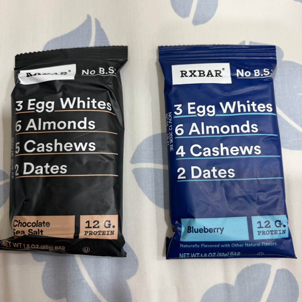RXBAR Chocolate Bar Protein @12g, hrg 1set Sea Salt & Blueberry