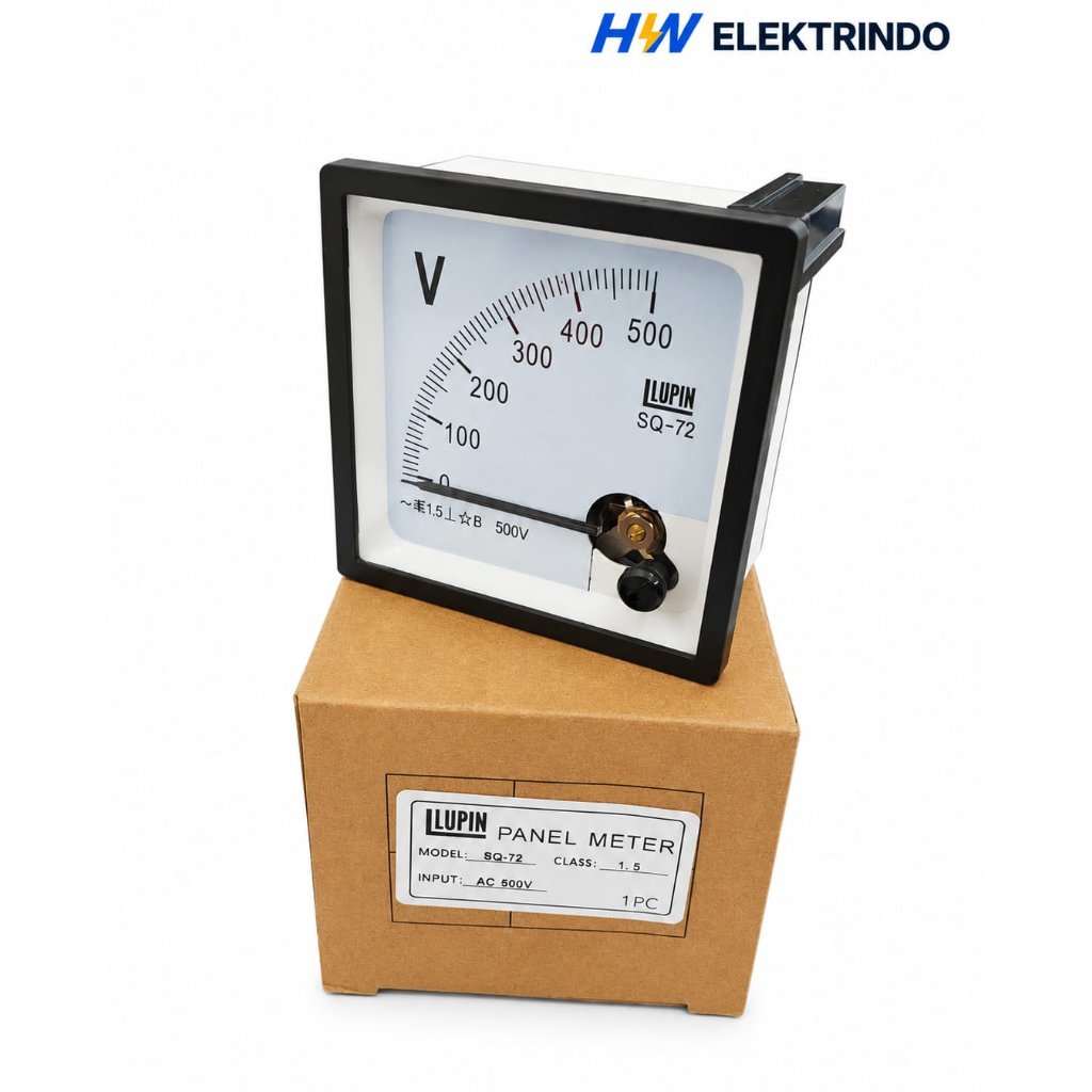 VOLT METER 500V 72x72 LUPIN
