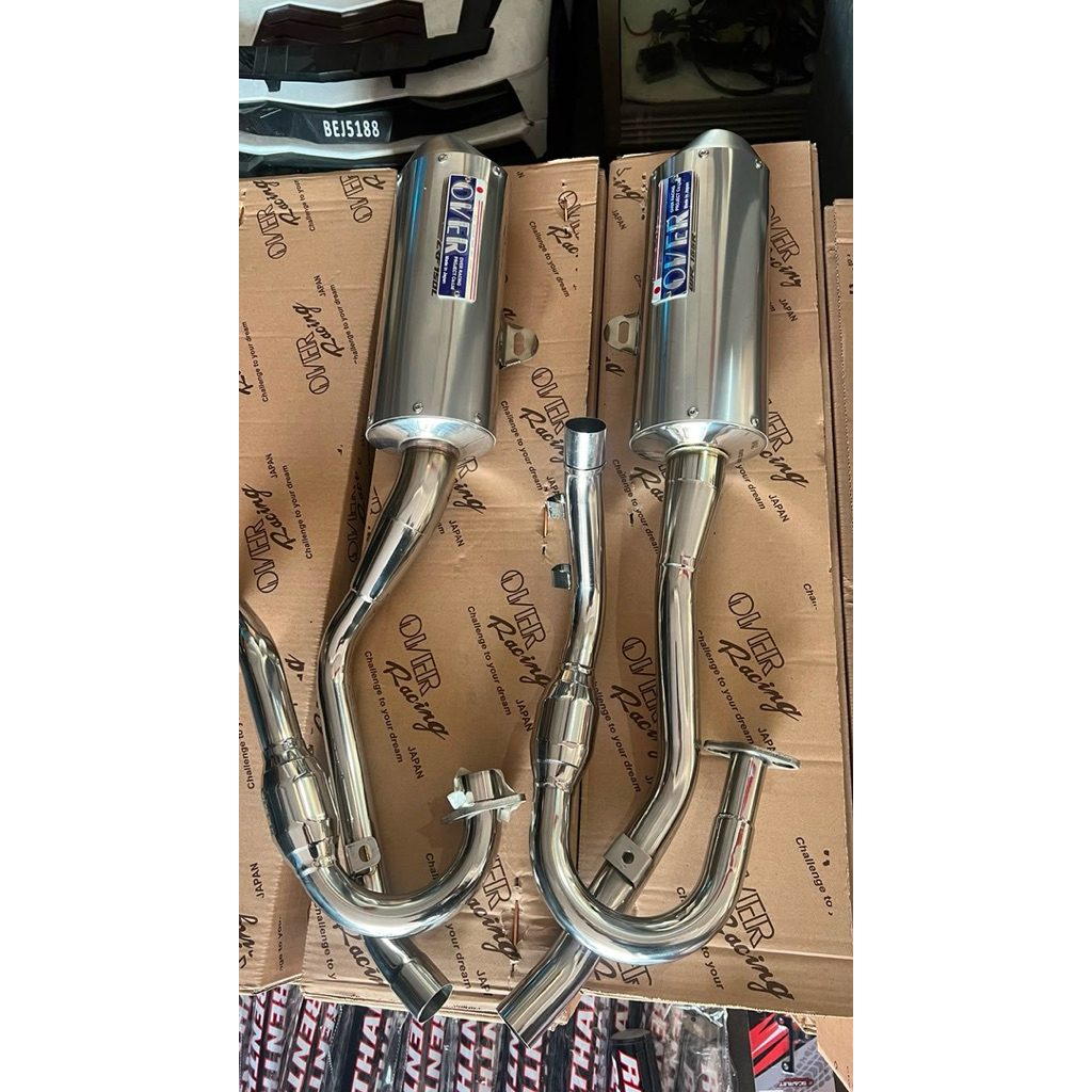 knalpot over racing japan klx crf wr