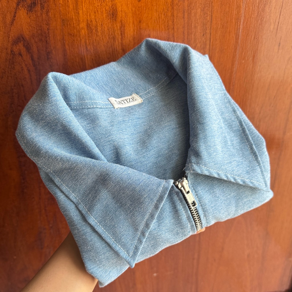 PRELOVED SATIZE LIGHT DENIM - VVGC NO DEFECT