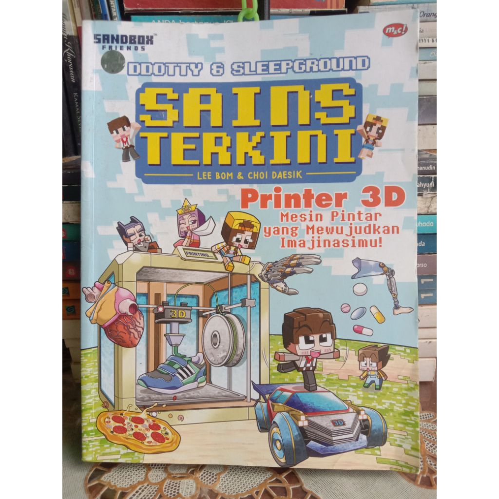 BUKU EDUKOMIK DDOTTY AND SLEEPGROUND SAINS TERKINI PRINTER 3D