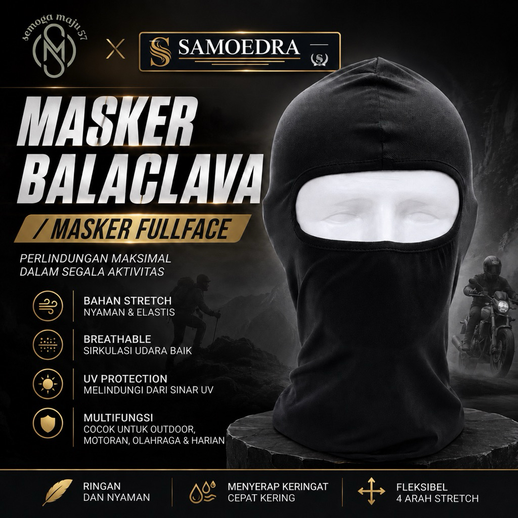 [COD] Masker Ninja || Masker Balaclava