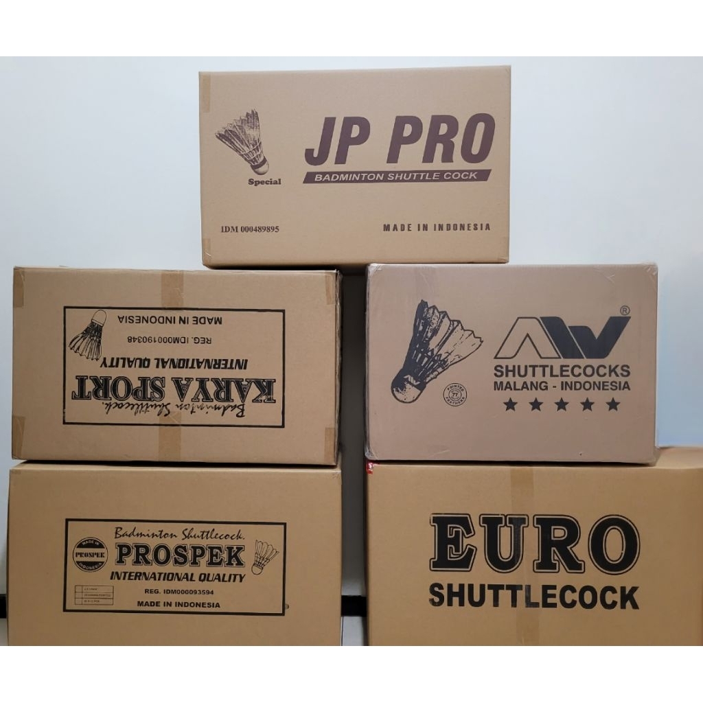 KOK BADMINTON JP GOLD / KARYA SPORT / AW / PROSPEK / EURO / JP PRO / ROKET / ISAI / ORIGINAL SHUTTLE