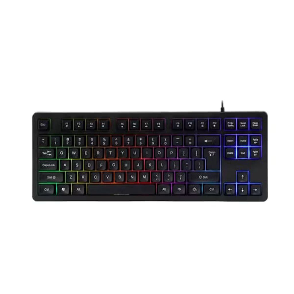 Keyboard Gaming Rexus K9G Fortress TKL RGB Gaming Keyboard Bekas Normal