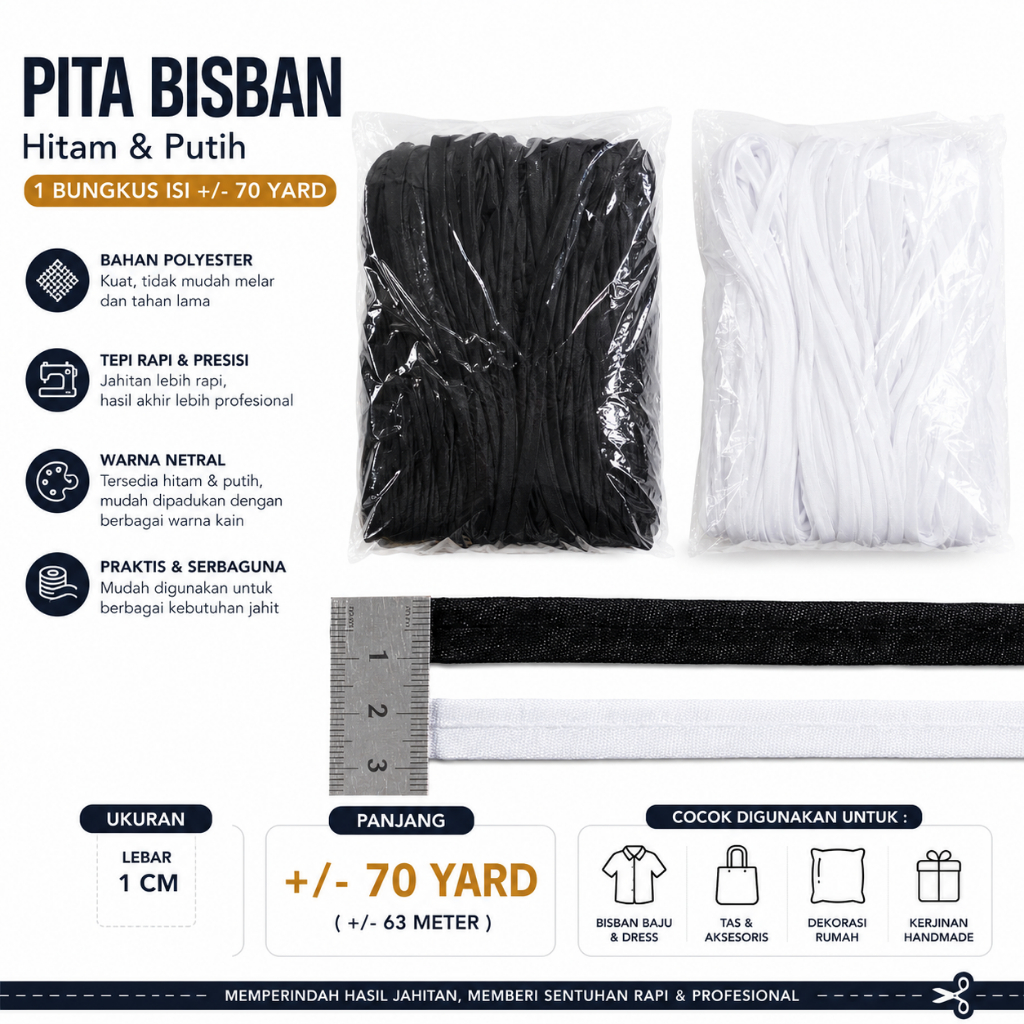 Pita Bisban Isi Satin Piyama @70 yard