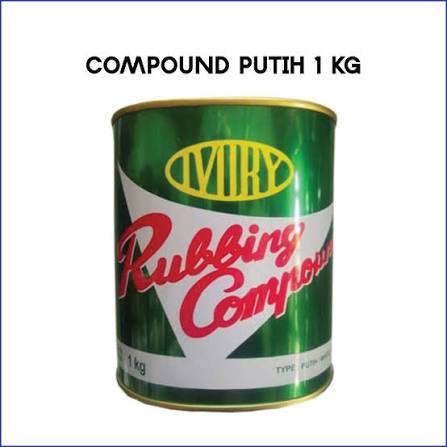REKOMENDASI IVORY RUBBING COMPOUND PUTIH KOMPON PUTIH LAP 1 KG PENGHILANG GORESAN HALUS KASAR MOBIL