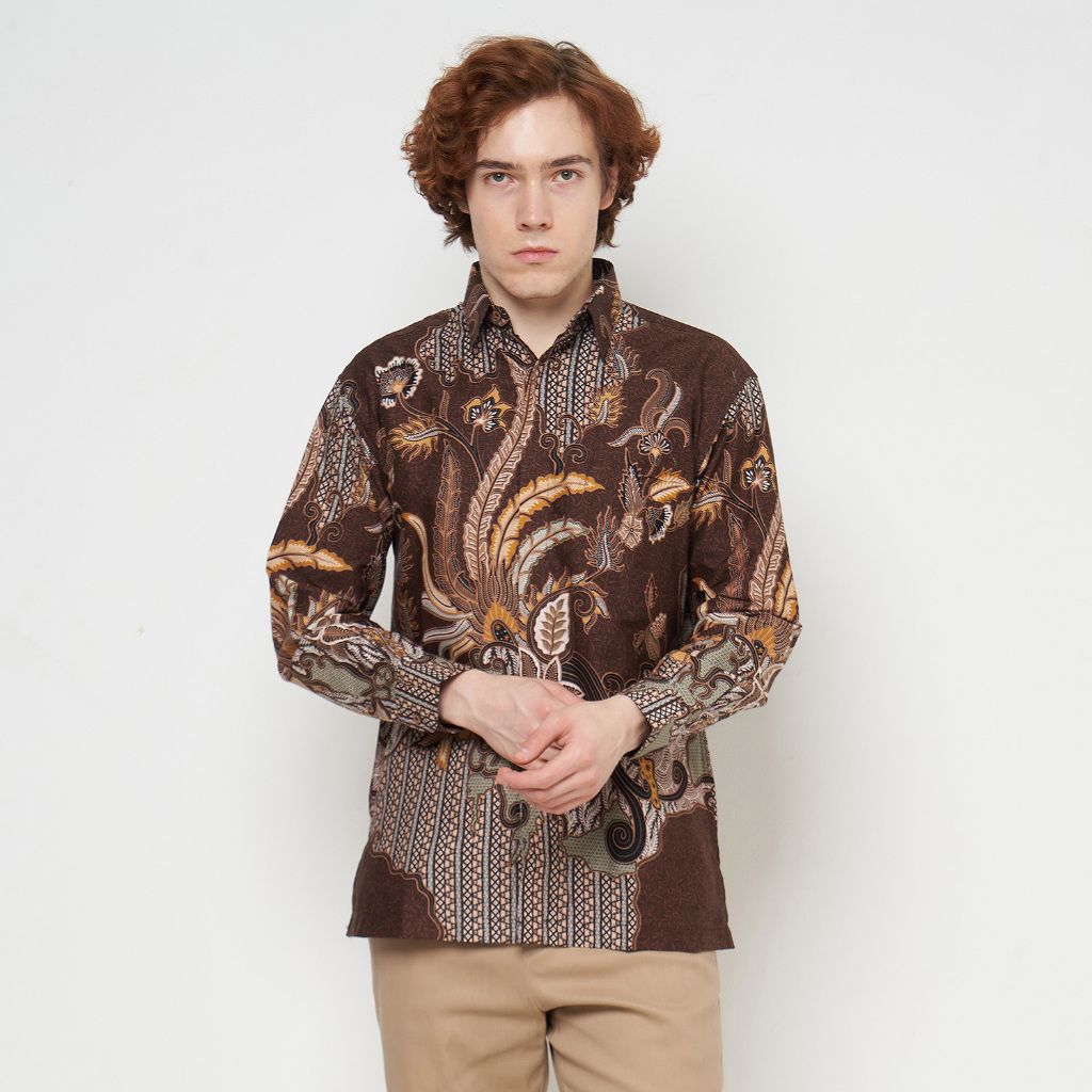 [Krisna Wahyu] Batik Pria Katun Lengan Panjang