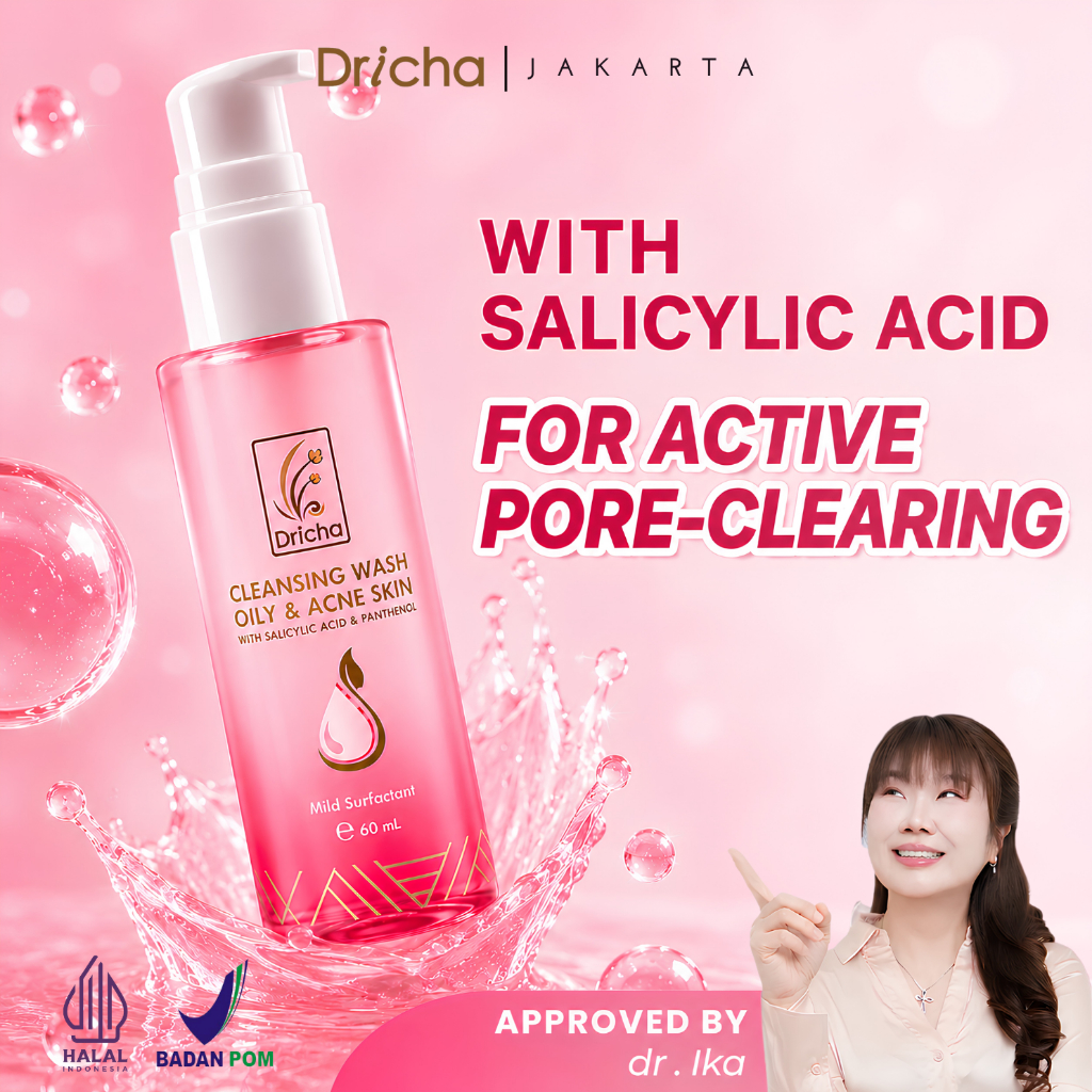 Dricha ClEANSING Wash With Bha (Berminyak)