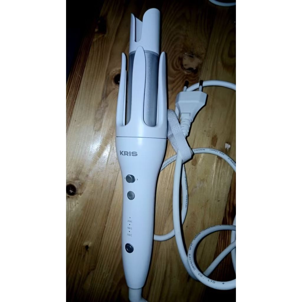 HAIR CURLER AUTO ROTATE WHITE 32mm (KRIS)