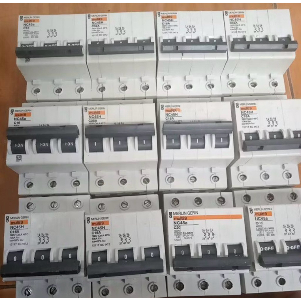 MCB MERLIN GERIN 3P  6A_sampai_63A