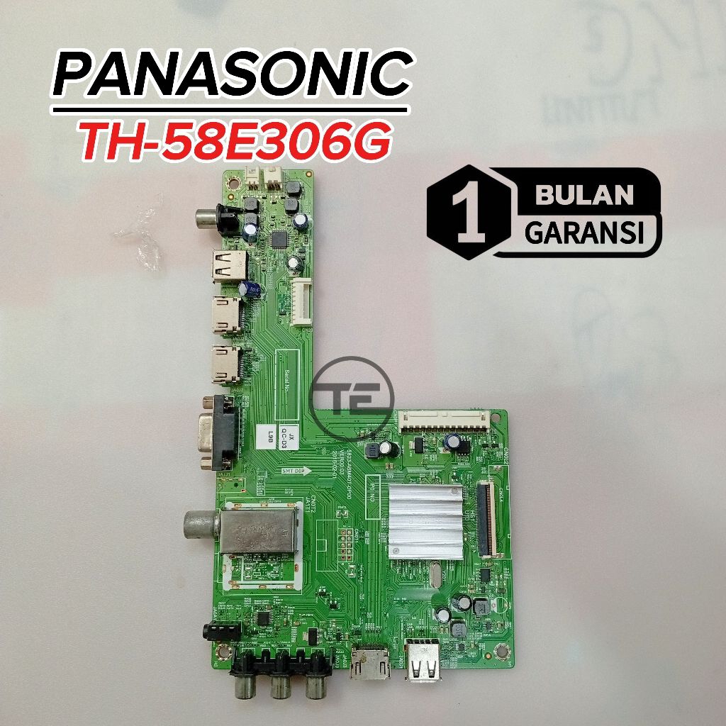 MB PANASONIC TH-58E306G MESIN TV LED PANASONIC TH 58E306G MAINBOARD MOTHERBOARD MODUL MOBO TVLED PAN