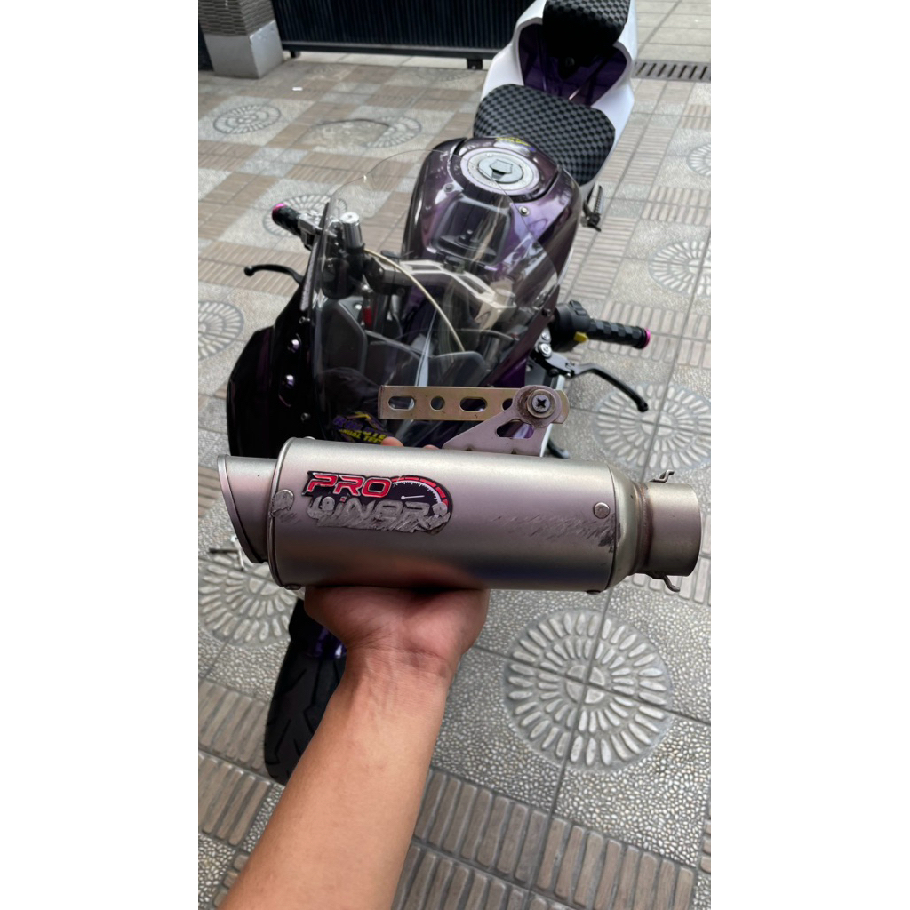 silincer knalpot proliner tr1 short original