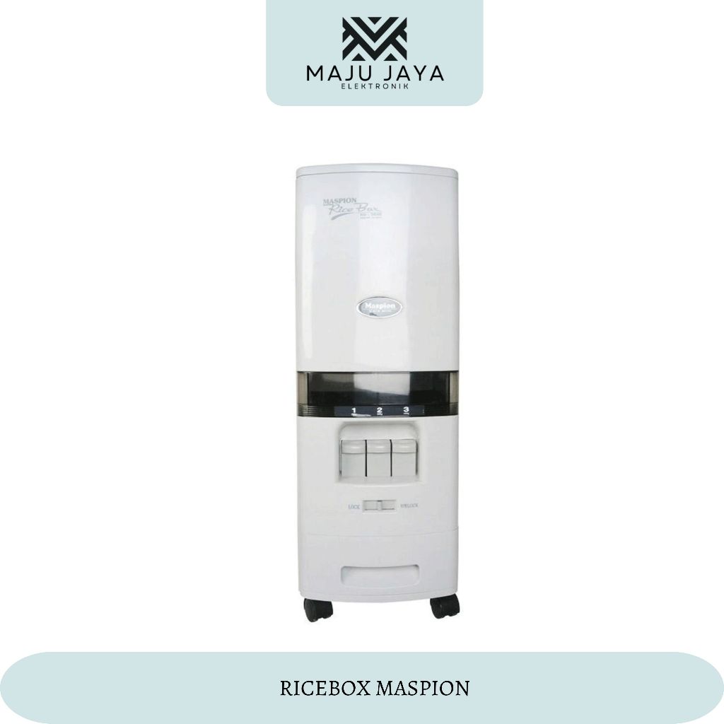 MASPION RICE BOX FULL BOX 38 KG MRD-3800 / Rice Box Tempat Penyimpanan Nasi Maspion Rice Box MRD-380