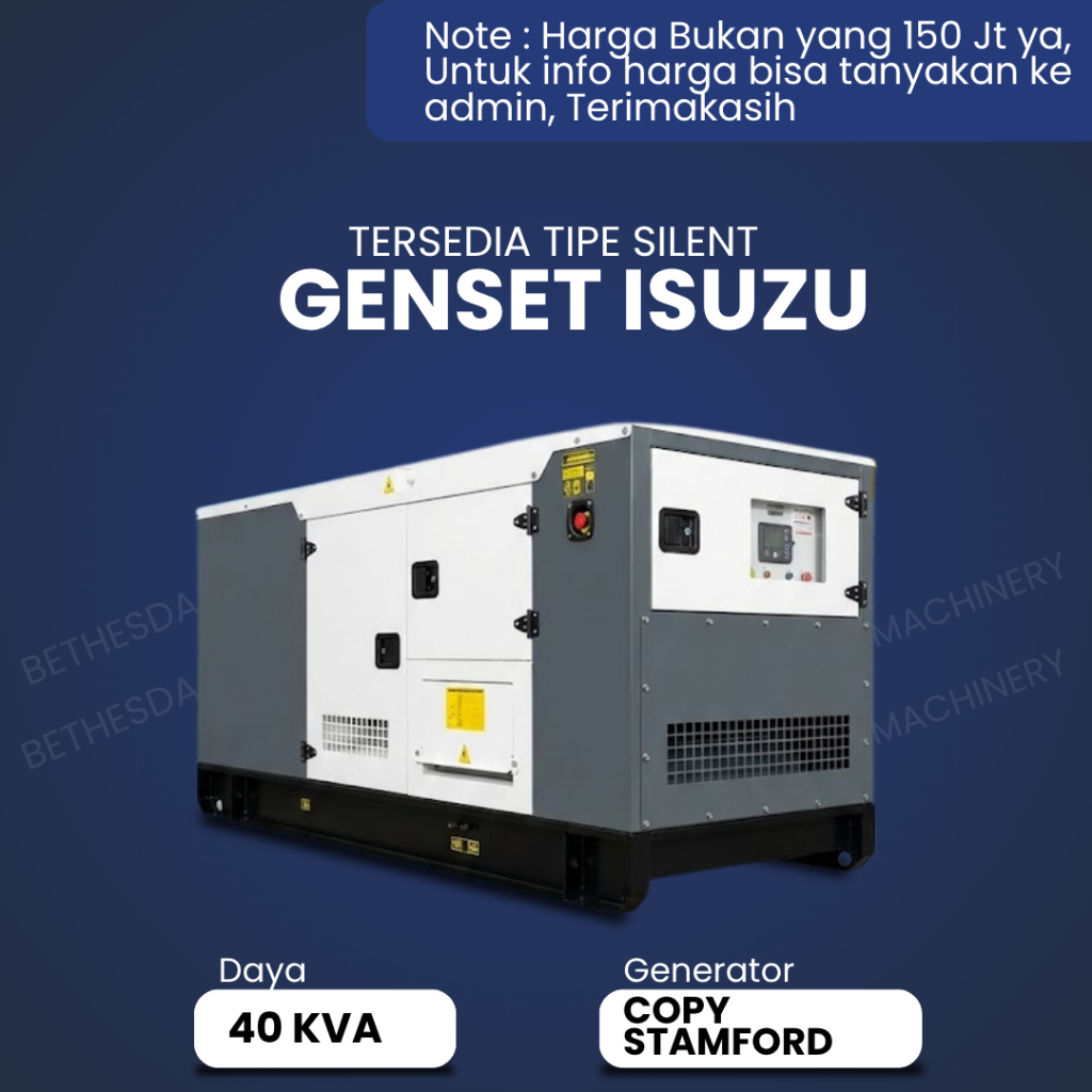 Genset ISUZU 40 Kva Silent 40Kva