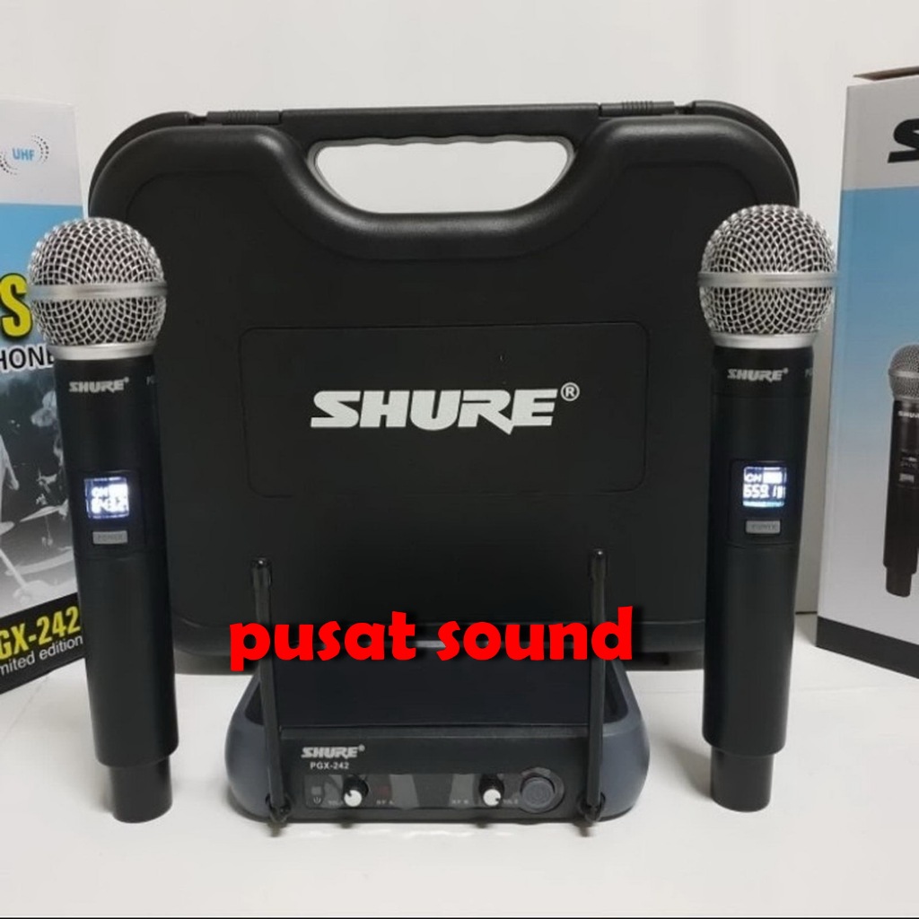 Mic Wireless SHURE PGX242 PGX 242 Mic PP( Handled )