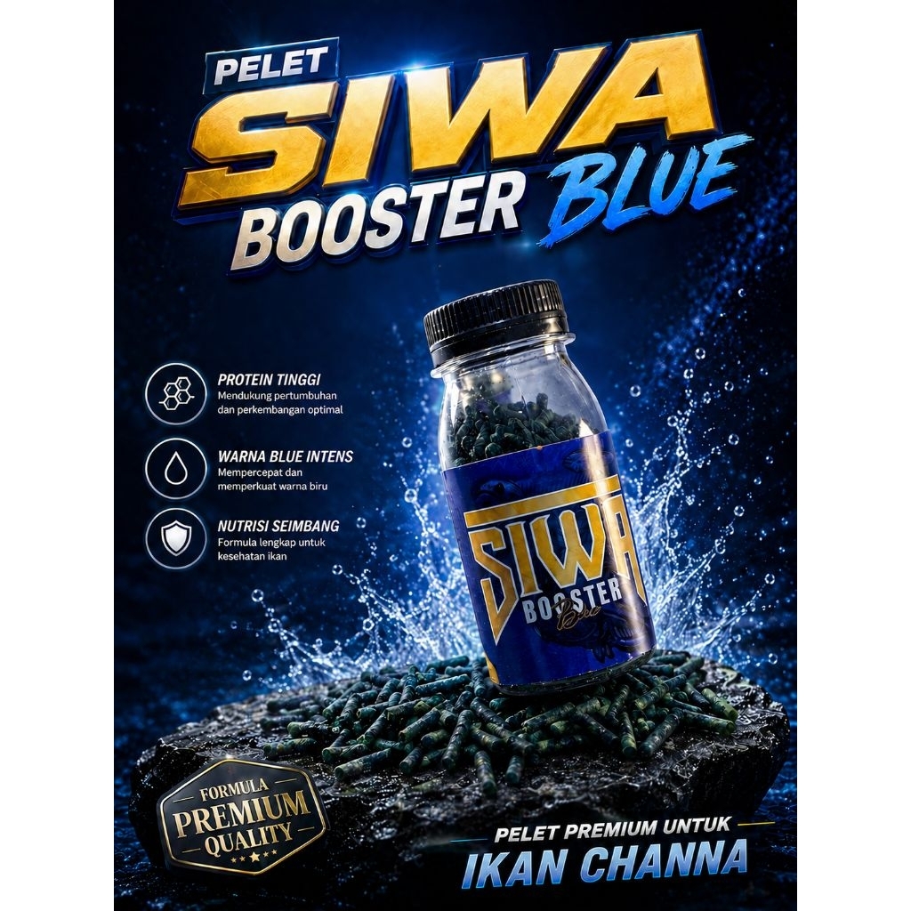 PELET SIWA BOOSTER COLOR BLUE