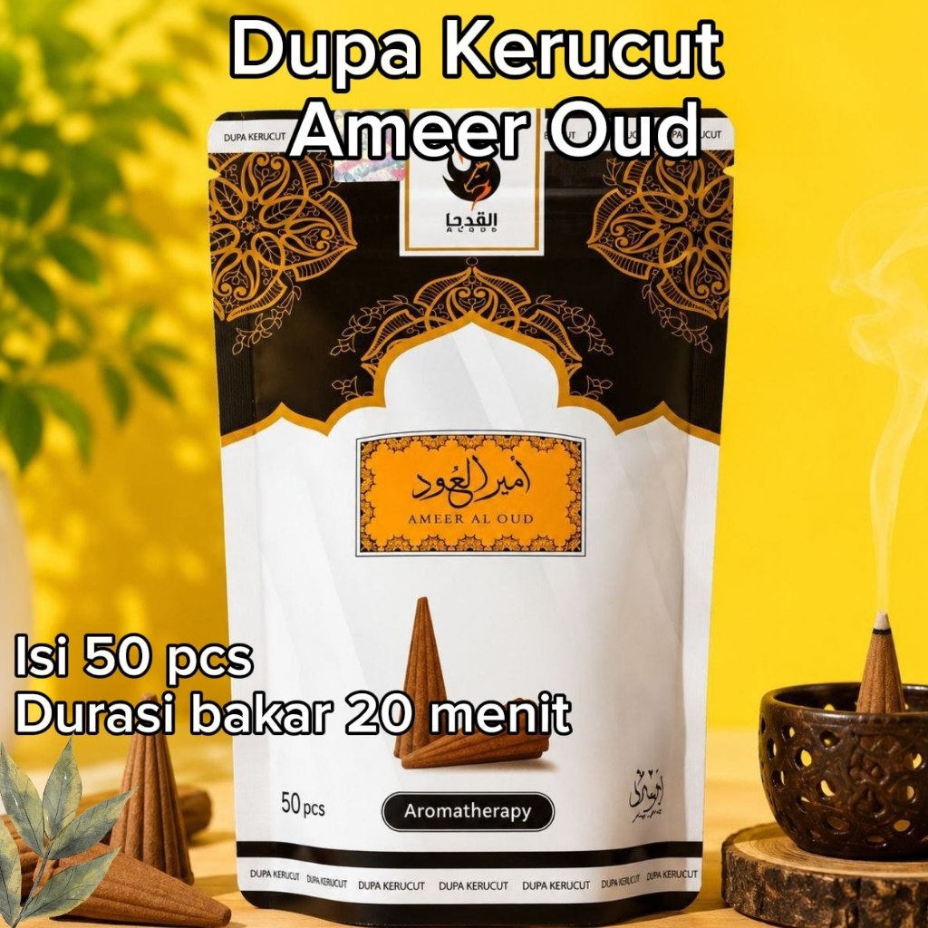 DUPA KERUCUT AROMA TERAPI/DUPA WANGI/DUPA GAHARU/DUPA ARAB PEWANGI RUANGAN/DUPA WANGI AMEER OUD