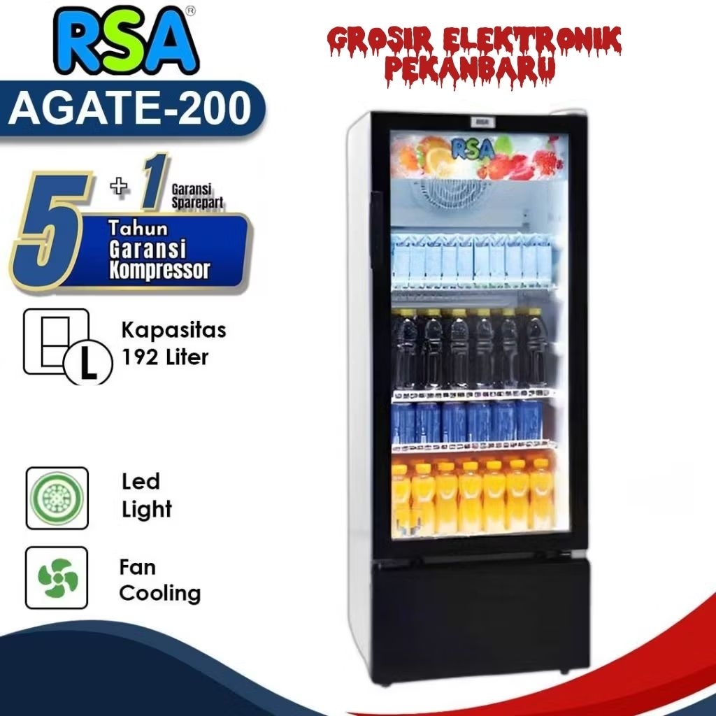 SHOWCASE RSA 3 RAK SERIES AGATE - 200 BERGARANSI RESMI