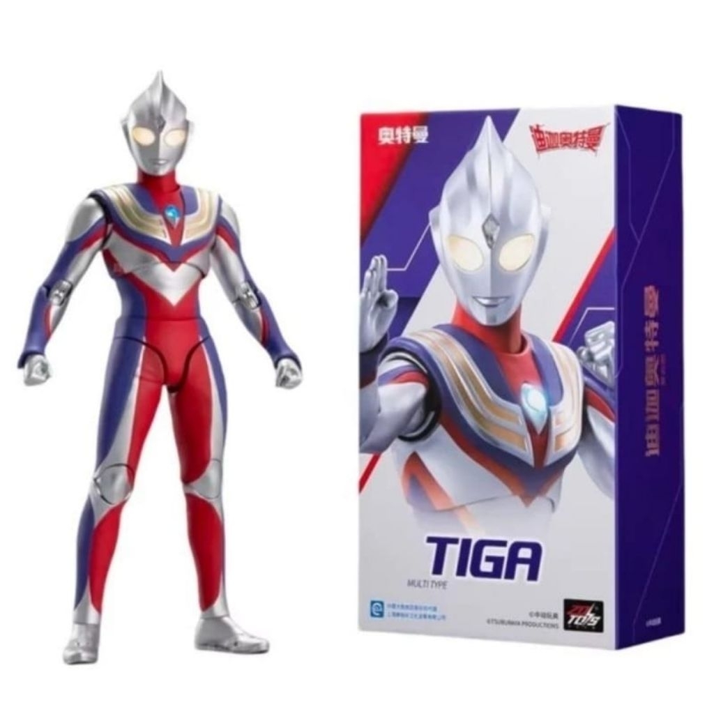 ZD Toys Ultraman Tiga Action Figure Ultraman Series