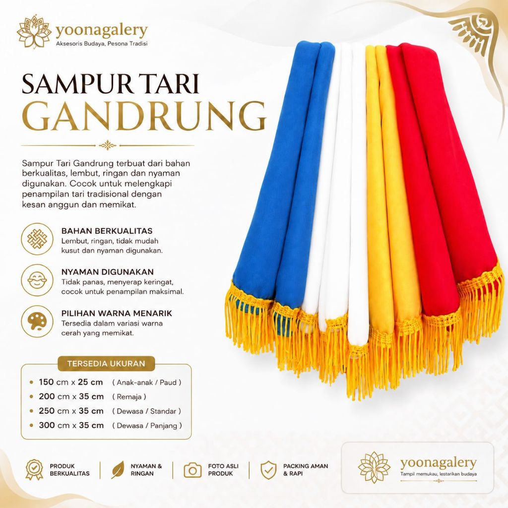 sampur tari Gandrung / Selendang tari Gandrung