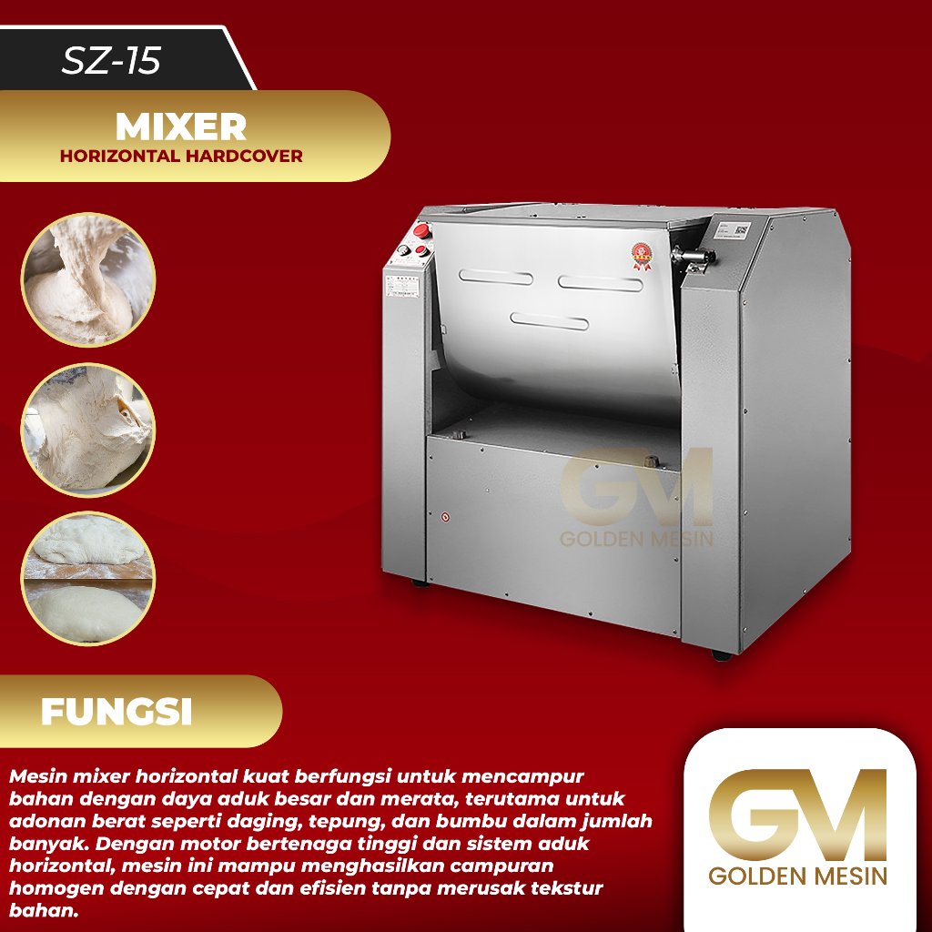 Mesin Pengaduk Adonan Mie / Horizontal Dough Mixer / Horizontal Dough Mixer Mesin Pengaduk Bubuk Pow