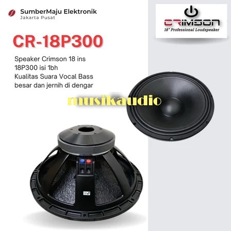 SPEAKER KOMPONEN CRIMSON CR 18 P300 / 18P300 / 18 P 300 18INC