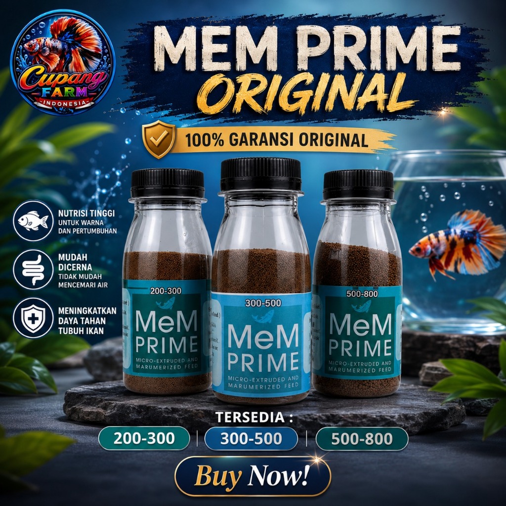 PELET MEM 200-300, 300-500, 500-800 MICRON ORIGINAL/50GRAM