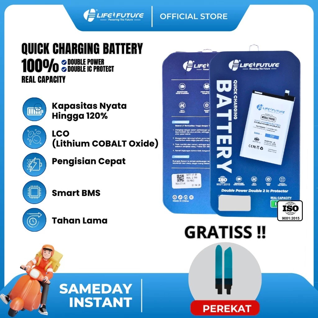 LF - Quick Charging Battery / Baterai BN57 - Poco X3 NFC / X3 Pro