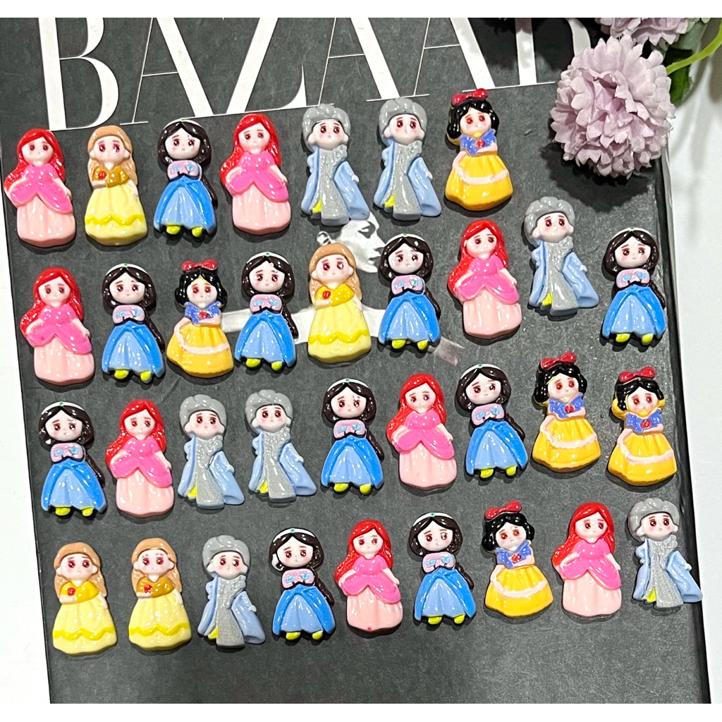 clay/resin princes isi 100 pcs