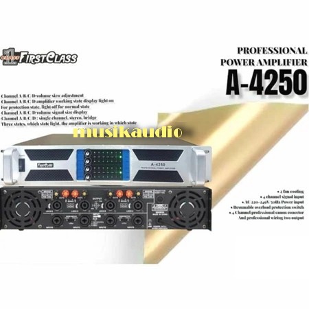 Power Firstclass FC A 4250 Original Amplifier FC A4250 - 4 Channel m
