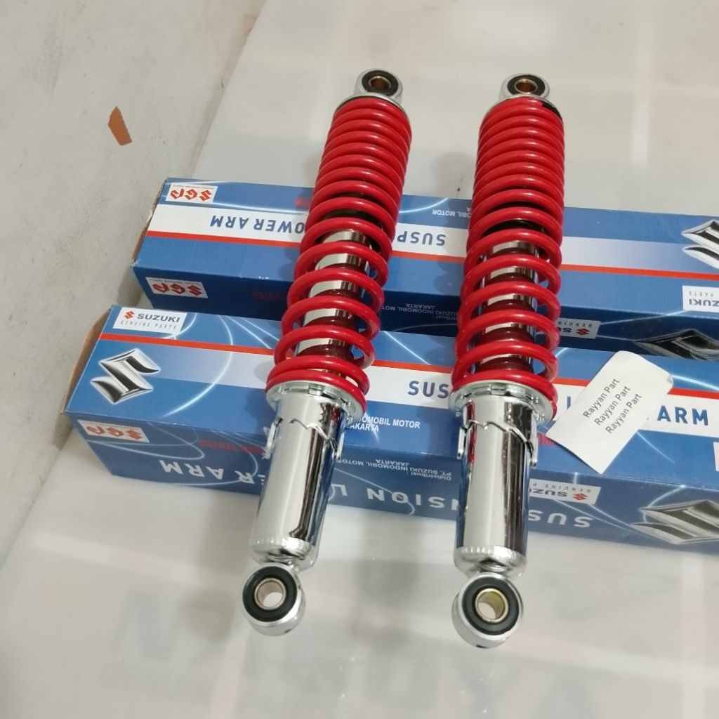shock belakang original shogun125 SP shogun125 FL merah