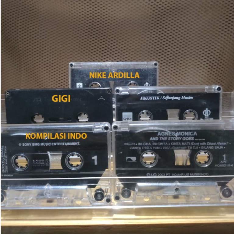 Kaset Pita Tanpa Cover - Indonesia - POP - Rock - Dangdut