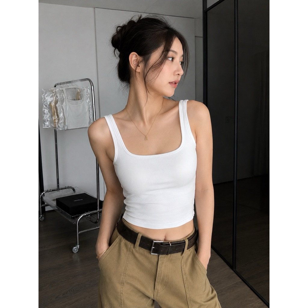 ELVORA | Square Tanktop - include BRA