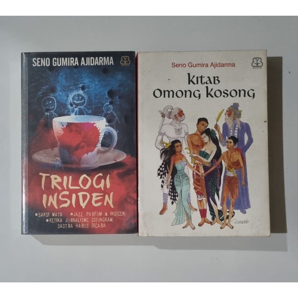 Buku Seno Gumira Ajidarma Preloved Original | Kitab Omong Kosong | Trilogi Insiden |