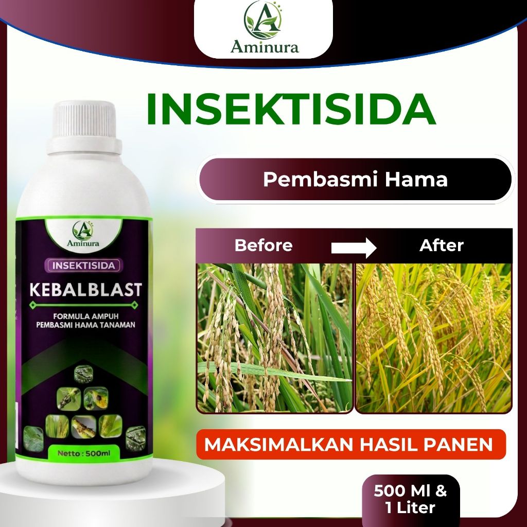 Pestisida Kebalblast Pembasmi Semua Hama Tanaman Padi Wereng Ulat 500ml