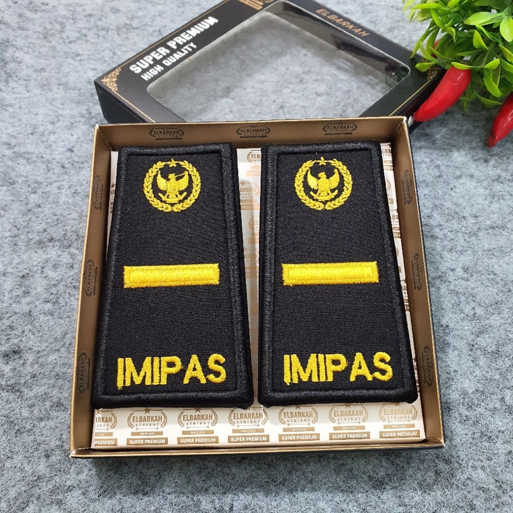 PANGKAT PDH IMIPAS 3A FULL BORDIR TIMBUL TERBARU ATRIBUT KEMENIMIPAS / LAPAS / IMIGRASI / POLUSPAS /