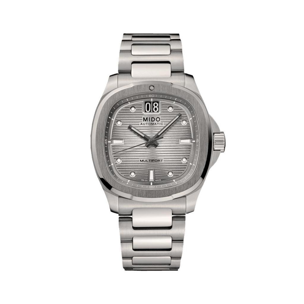 MIDO M049.526.44.081.00 Multifort TV Big Date Jam Tangan Pria Titanium Strap
