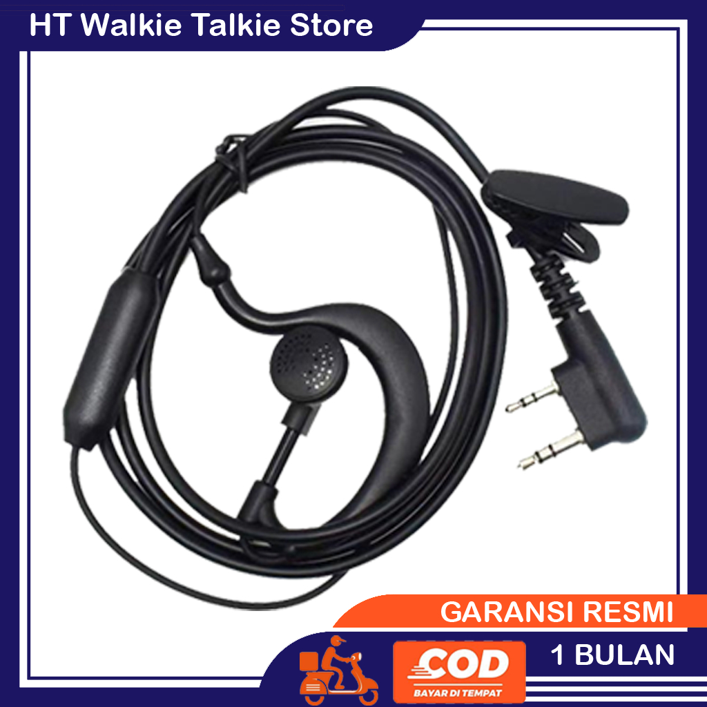 COD Headset Earphone Walkie Talkie WLN KD C1 HEADSET HT WLN C1