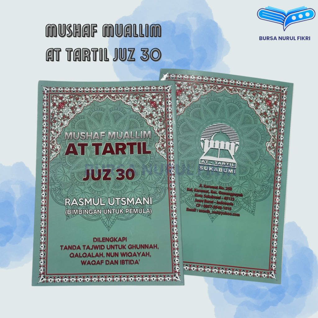 Mushaf Muallim At-Tartil Juz 30 Rasm Utsmani Untuk Pemula
