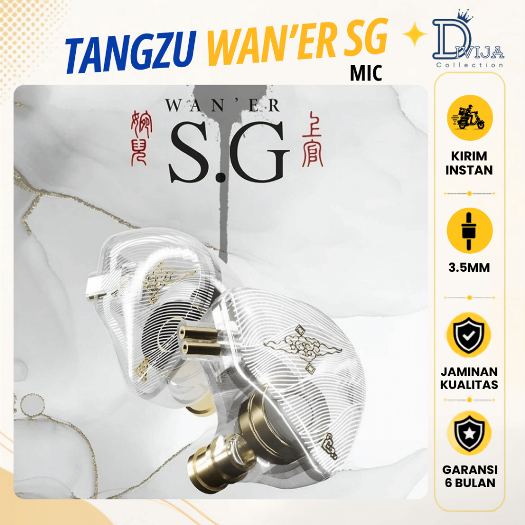 Tangzu Wan Er SG WanEr Waner Studio Edition 10mm Dynamic Driver In Ear Monitor